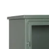 Vitrina Verde Menta de Metal-Cristal 611363