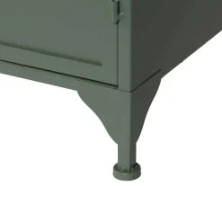 Vitrina Verde Menta de Metal-Cristal 611363