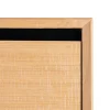 Zapatero de Madera y Metal Natural-Negro con 3 Puertas 615688