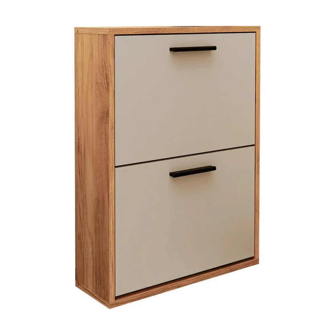 Zapatero 2 Puertas en Melamina Mauvella-Beig ELBA A031EL14MVG
