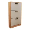 Zapatero 3 Puertas en Melamina Mauvella-Beig ELBA A031EL15MVG